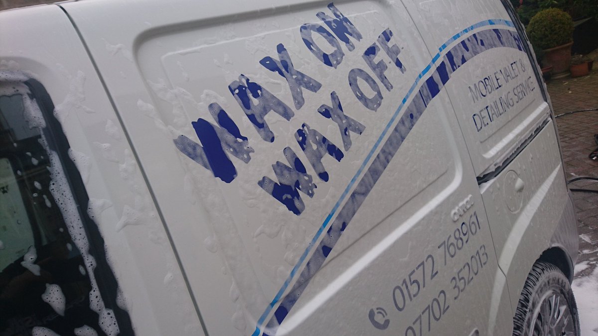 WaxOnWaxOff13's tweet photo. It's the vans turn to get a little snowfoam and safe wash this morning :-) #waxonwaxoff #snowfoam #worksvan #tidy #simple #alittlefresh :-) https://t.co/4fxPUPJUpZ