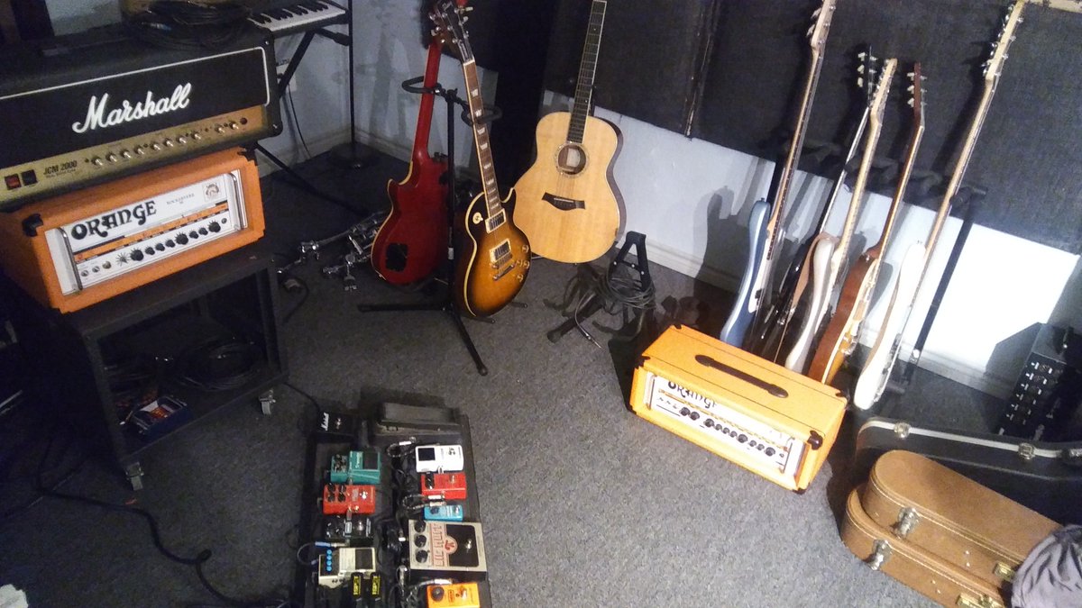 WAXPANEL's tweet photo. Our second weekend in the studio begins! Drums are finished, along with rhythm guitars. Bass, leads and vocals continue. #firstLP #WAXPANEL https://t.co/fpbZ4PvrWW