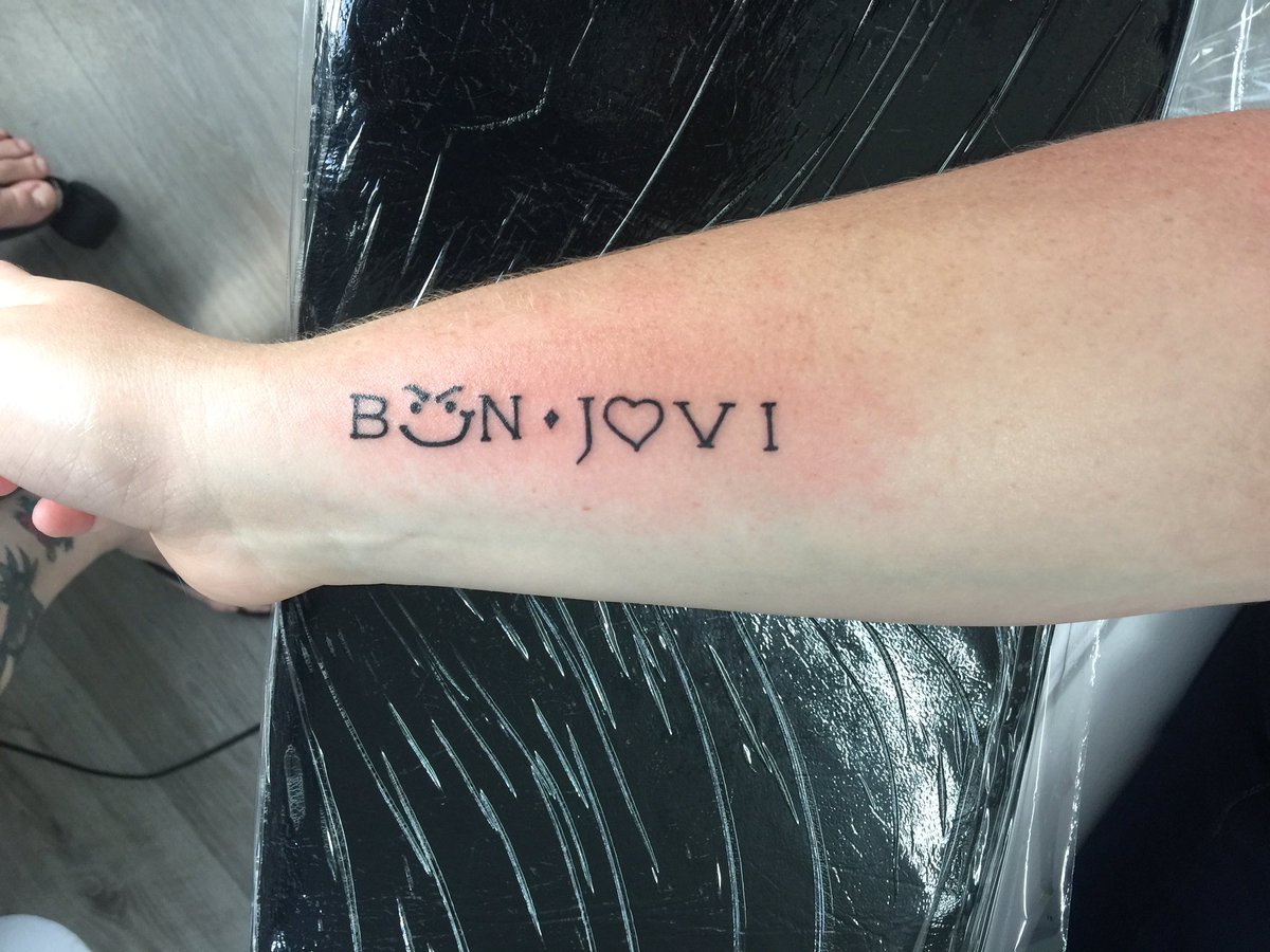 Bec Rosenfeld Bonjovi Finally Got My Bon Jovi Tattoo Happiest Girl In The World Right Here Hugefan Haveaniceday Love