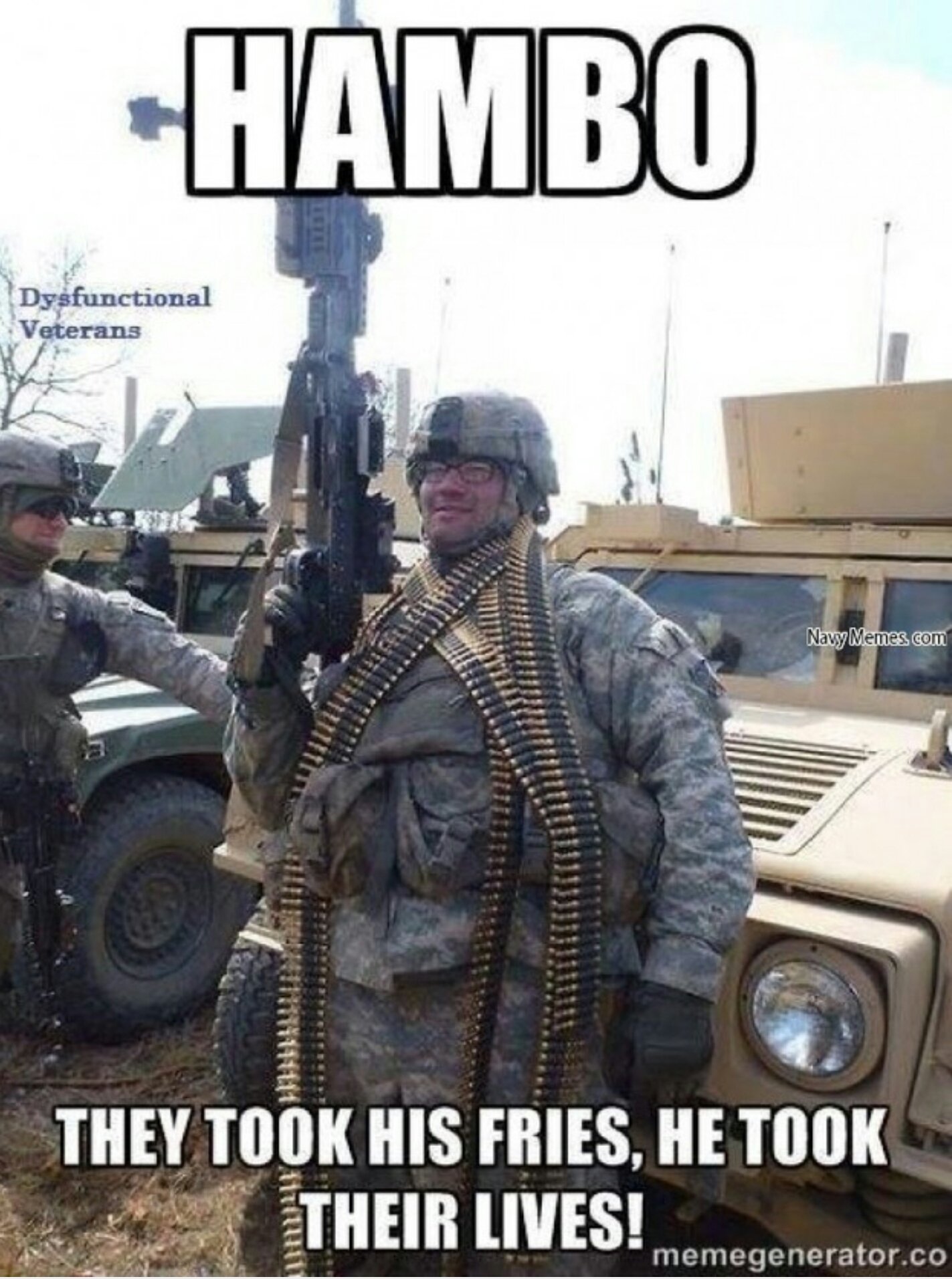 Colonel Memes on Twitter: "DONT MESS WITH DA FRIES!!!!! #usarmy #usa #