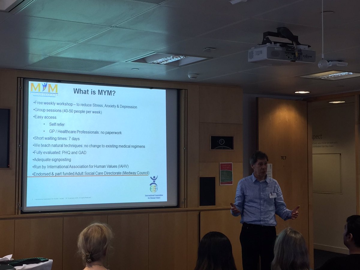 iahvUK's tweet photo. Gordon Herrald,@IAHVUK Trustee,talks about Manage Your Mind initiative,started by Dr F Sharief #IAHVAnnualMeet #MYM #Kent #MentalHealth #CIC https://t.co/Pj7VQ1BRhB