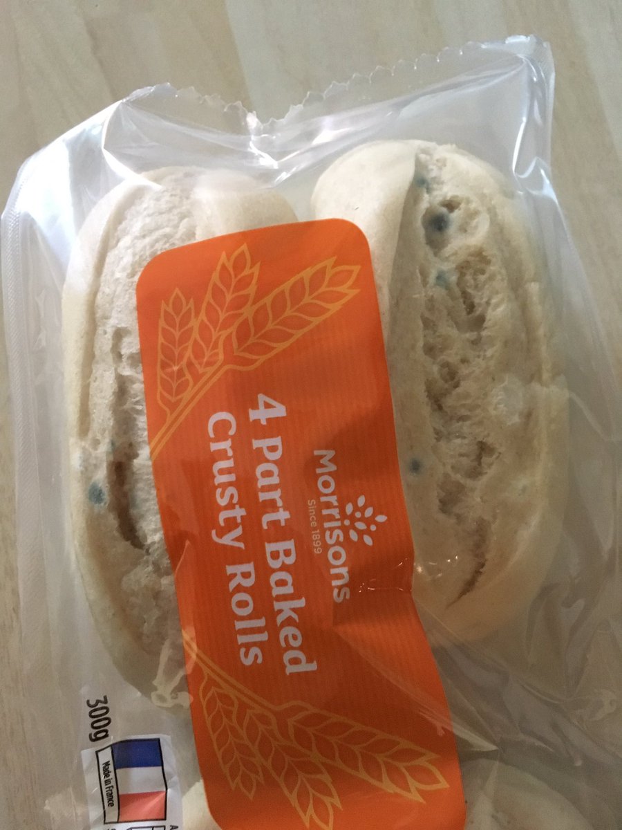 mel_martin2002's tweet photo. Only bought these from @Morrisons on Monday, still sealed!! #mouldy #whatisinside? https://t.co/nNa5gYKHkM