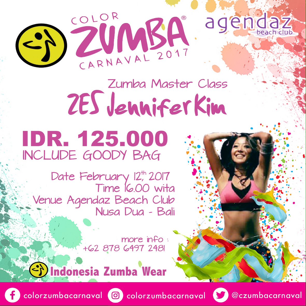 #colorzumbacarnaval #colorzumbacarnaval2017 #zumba #ZumbaLove #bali #indonesia