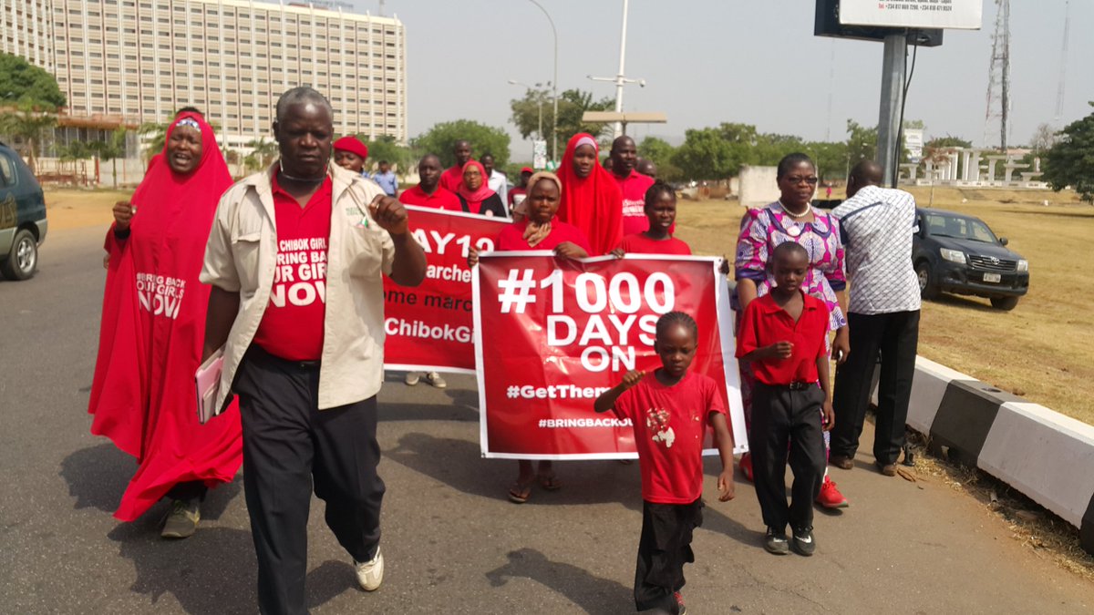 MKabrik's tweet photo. We end our Global Week of activities with a March for our 195 ChibokGirls that are still in captivity
#BringBkOurGirlsNOW
#Never2BForgotten https://t.co/3fZHzmNl5e