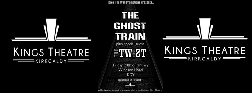 The Ghost Train play The Windsor KDY (support from The Twist) on Fri 20th @ 8pm. Funds raised will be generously donated to us! #MonTheKings