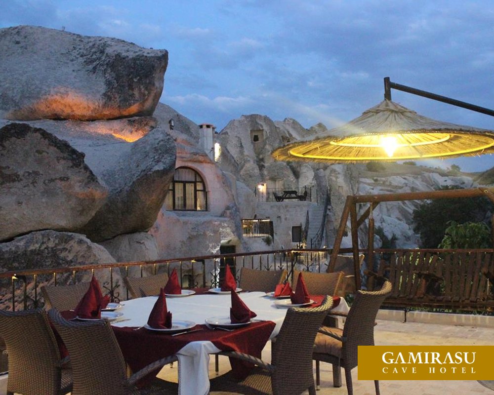 Unforgettable evening meals accompanied by Cappadocia scenery and texture.