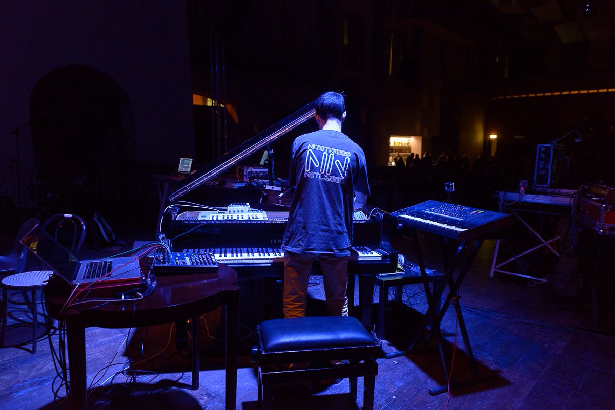 enzymsound's tweet photo. 7th January at MainOFF2017 festival ! photo @MassimoTorcivia @artewiva https://t.co/WCJO5StrIr