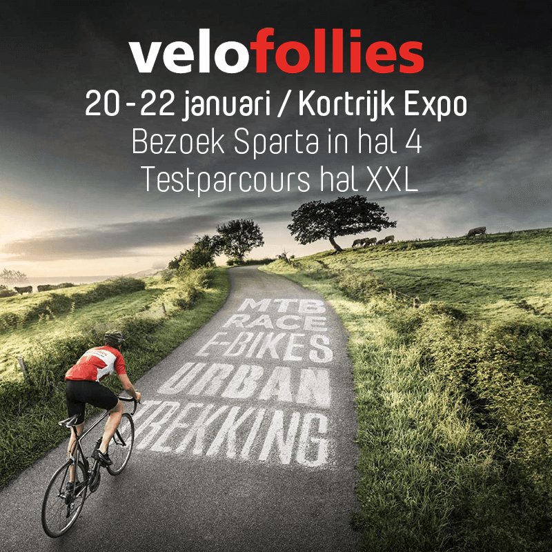 Bezoek Sparta tijdens Velofollies en ontdek onze 100-jarig jubileum actie. Je maakt tevens kans om een e-bike te winnen! #Sparta #Winactie
