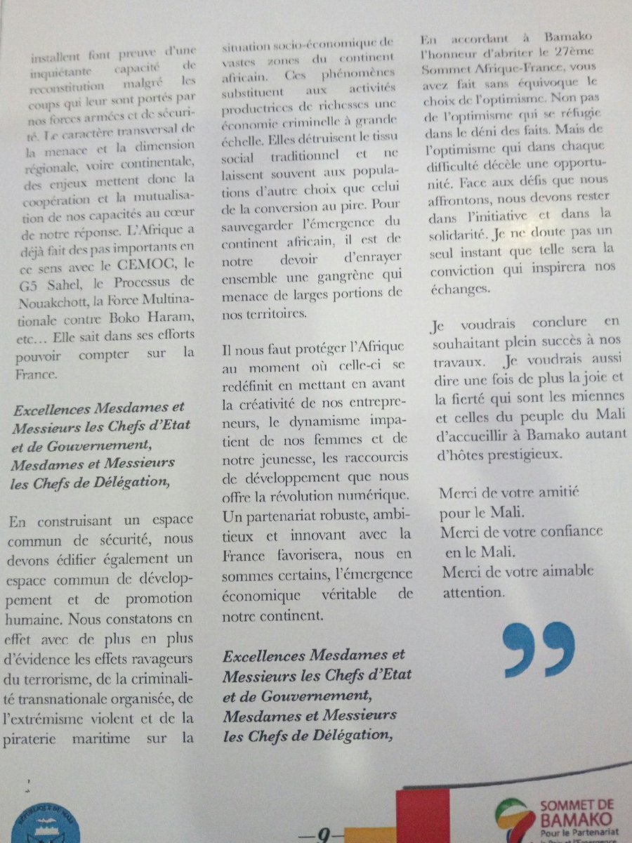 Afrique France 2017 tweet media