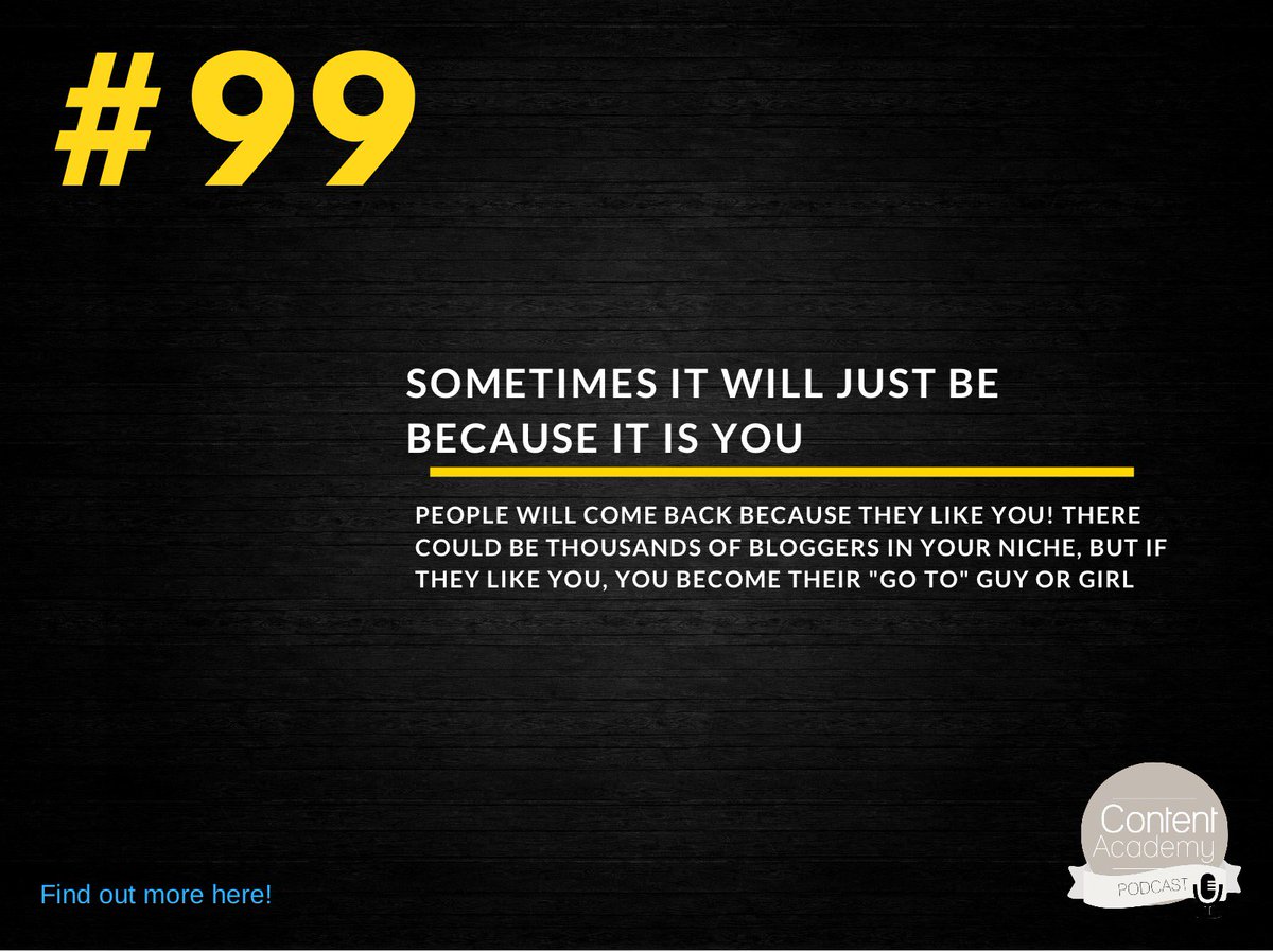 _ContentAcademy's tweet photo. Blogging tip number 99/101
Get this plus 100 more blogging tips just like it via the link below!
https://t.co/slf2SrYcme
#BLOGGERCONFL2G https://t.co/Z8vyRfd1iK