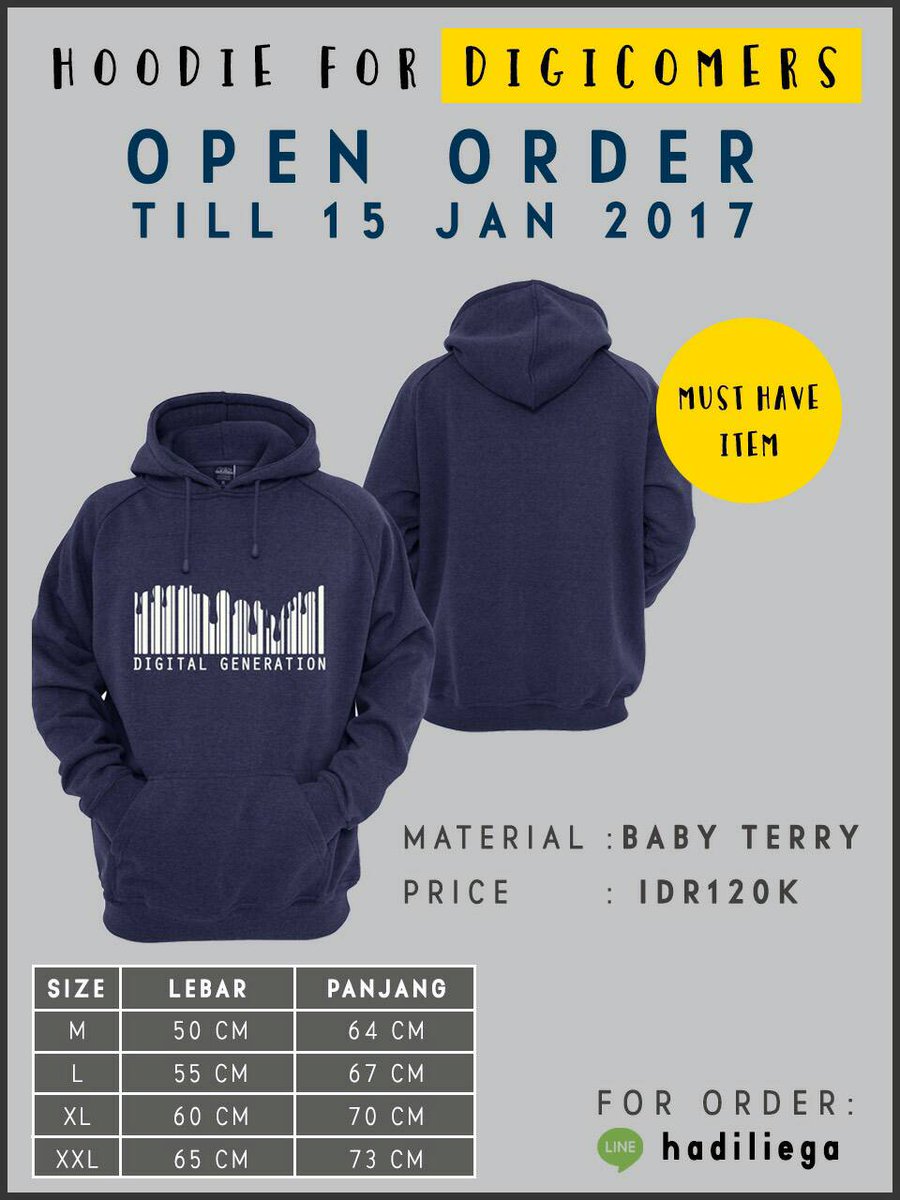HMPSDigicomSU's tweet photo. Open Order Hoodie for Digicomers!
Ayo pesan sekarang dan jangan sampai kehabisan!
@digicomSU @DigicomSU_14 
CP (line: hadiliega) https://t.co/yC84xr2OW8