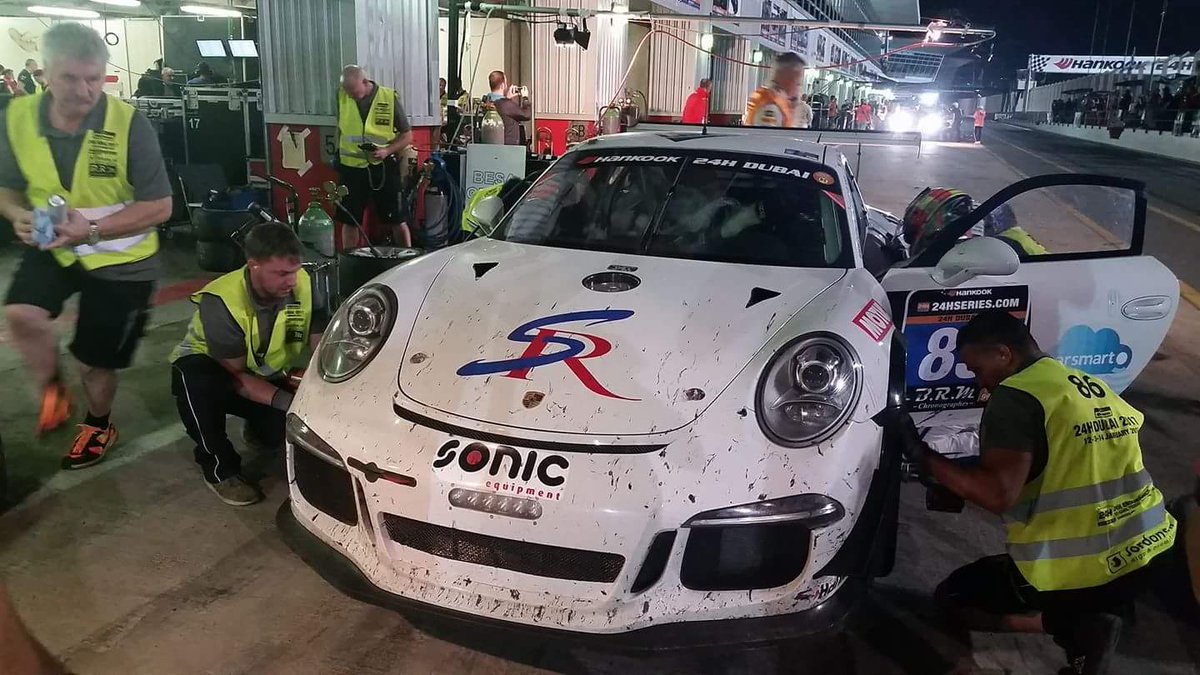 SafecraftRacing's tweet photo. The #85 @TeamPROsport Porsche 991 finished P2 in Class and 16th overall in the @24HSERIES #24hdubai ! Congratulations to all! https://t.co/gmuyFG1Ech