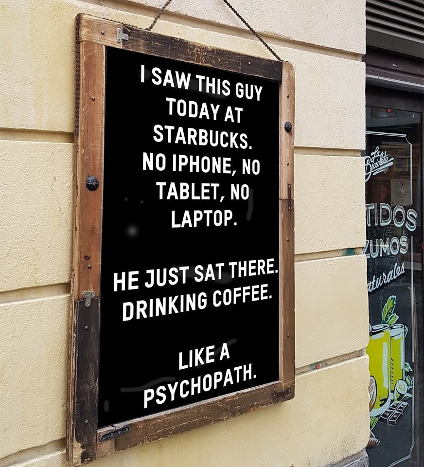 MarkBorkowski's tweet photo. Contemporary observation https://t.co/SGqyiRDSeT