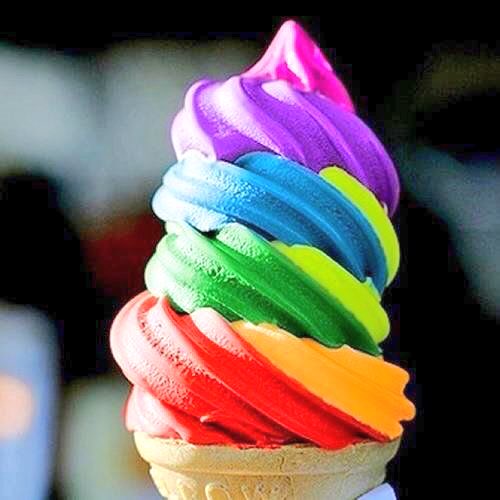 Foodaddicters's tweet photo. Rainbow ice cream 😍 https://t.co/T75dQkzRdX