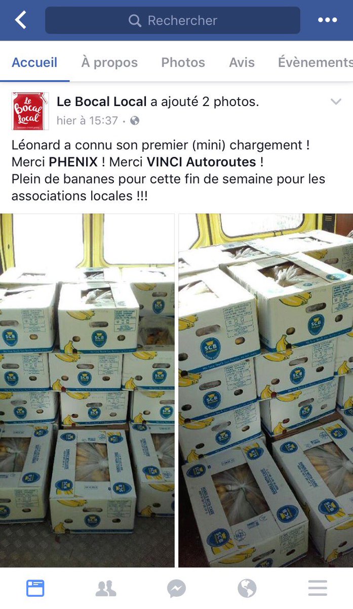 phenixfr's tweet photo. Miam miam les bonnes #bananes invendues pour nos amis du @BocalLocal à #Pompignac en #Aquitaine !
Ensemble contre le #GaspillageAlimentaire! https://t.co/htJucy67yL
