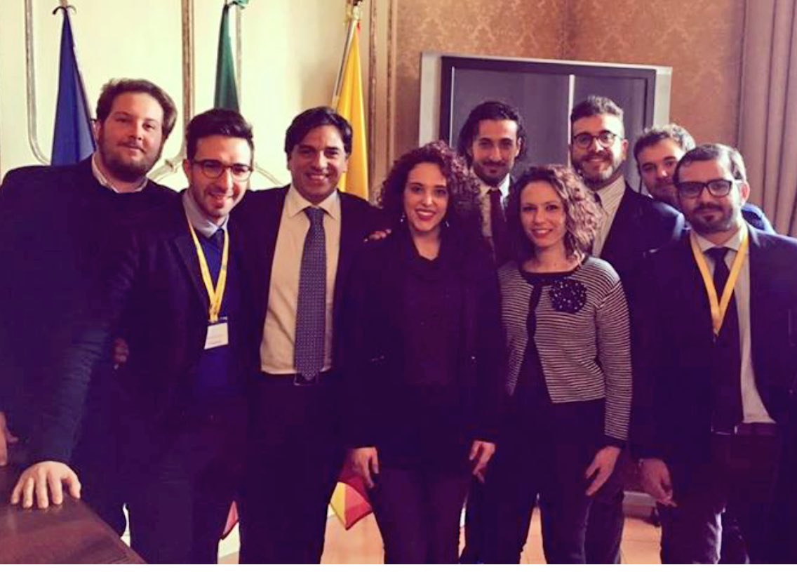 fi_giovani's tweet photo. #Noncifermiamomai @FI_Giovani #Palermo ieri in conferenza stampa con @miccichesud e @SalvoPogliese X "EuropaConMerito"! @AngieCalabria https://t.co/3pZ7m42w9J