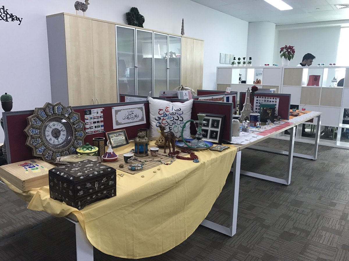 PomegranateTeam's tweet photo. #PomegranateInstitute is all ready to welcome its guests to the #CulturalEvening Do visit us #Barsha1 #SeedsofKnowledge #mydubai https://t.co/iJkPY9q7P1