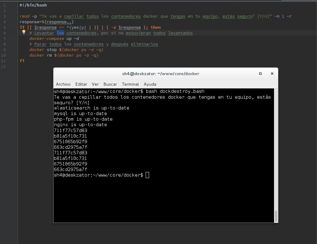lopezator's tweet image. Mi "¿Ha probado a apagar y volver a encender?" escrito en #bash con #docker y #docker_compose. Kill it with fire.