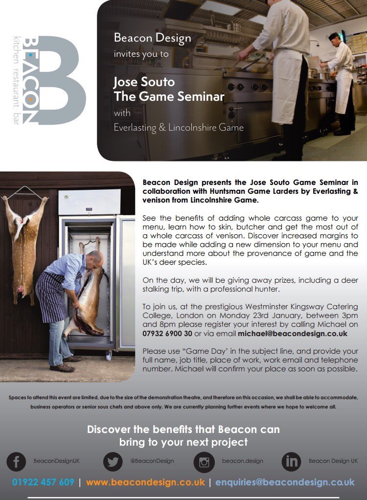 iChefMichael's tweet image. Any #chefs fancy this free #seminar