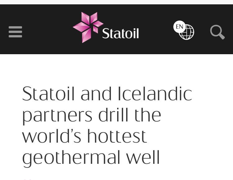 BSverdrup's tweet photo. geothermal energy can cool and heat cities  in an ever more urbanised world. #IRENA #wefs why we drilled record deep https://t.co/yltAvLCJ6S https://t.co/P8kn9oGkiR