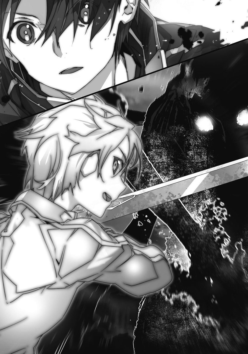 takasakinozomi's tweet photo. Kirito: ".
.
Eugeo what the fuck stop playing with my feelies" https://t.co/BE7LiJaCMg