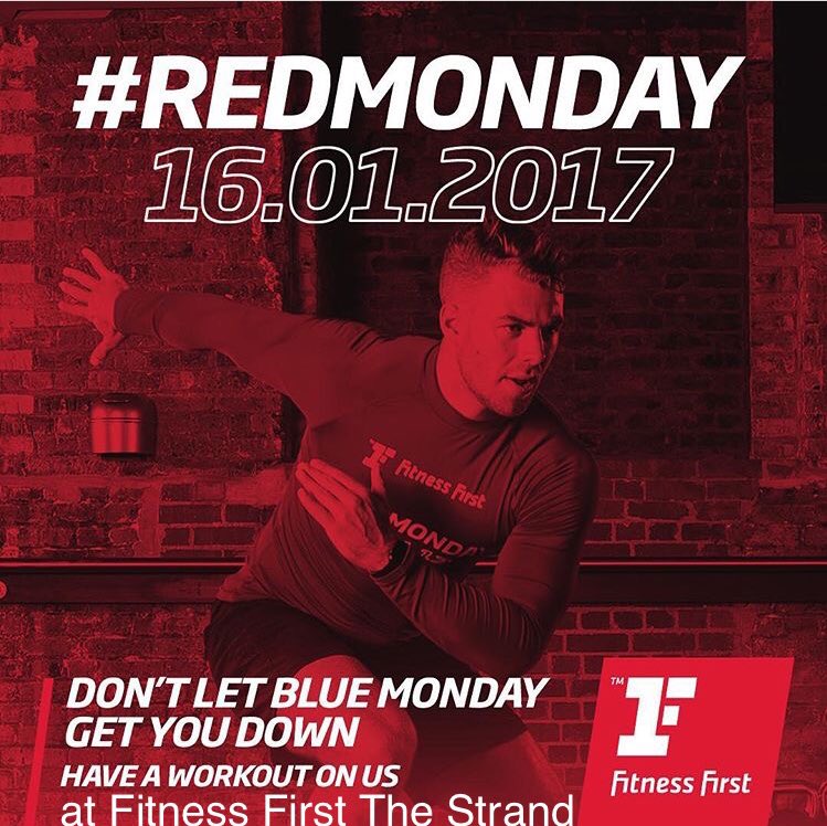 FFStrand's tweet photo. This Monday the 16th we're turning Blue Monday #Red and opening up all our clubs for you to come and workout for free.
💪🏾😎👍🏾💪🏻😎👍🏻
#RedMonday https://t.co/SmrtsWSHQX