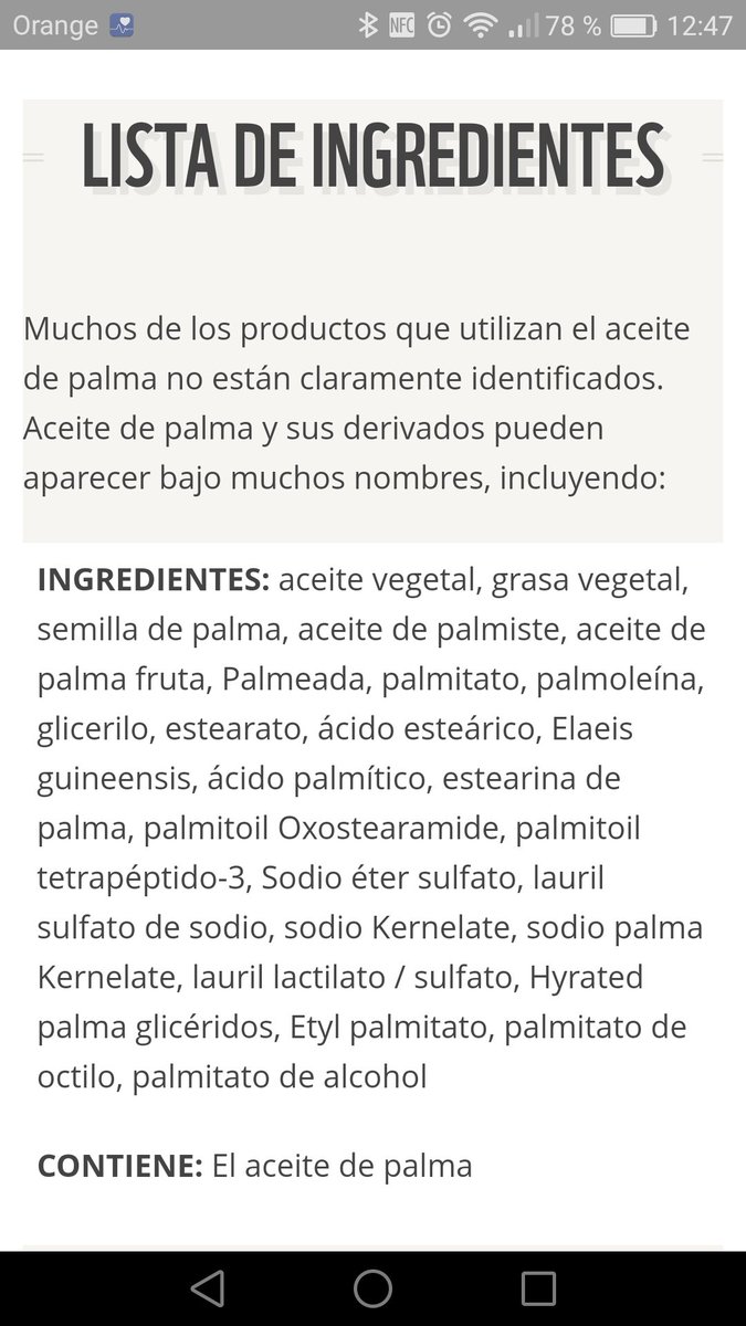 RaquelBlascoR's tweet photo. Sabías?🚩 #AceiteDePalma Ya no cocinas con él pero está en alimentos como el pan de molde,pizza,helados, margarina.. https://t.co/MpknE7dXCs https://t.co/XhCdqT6qC3