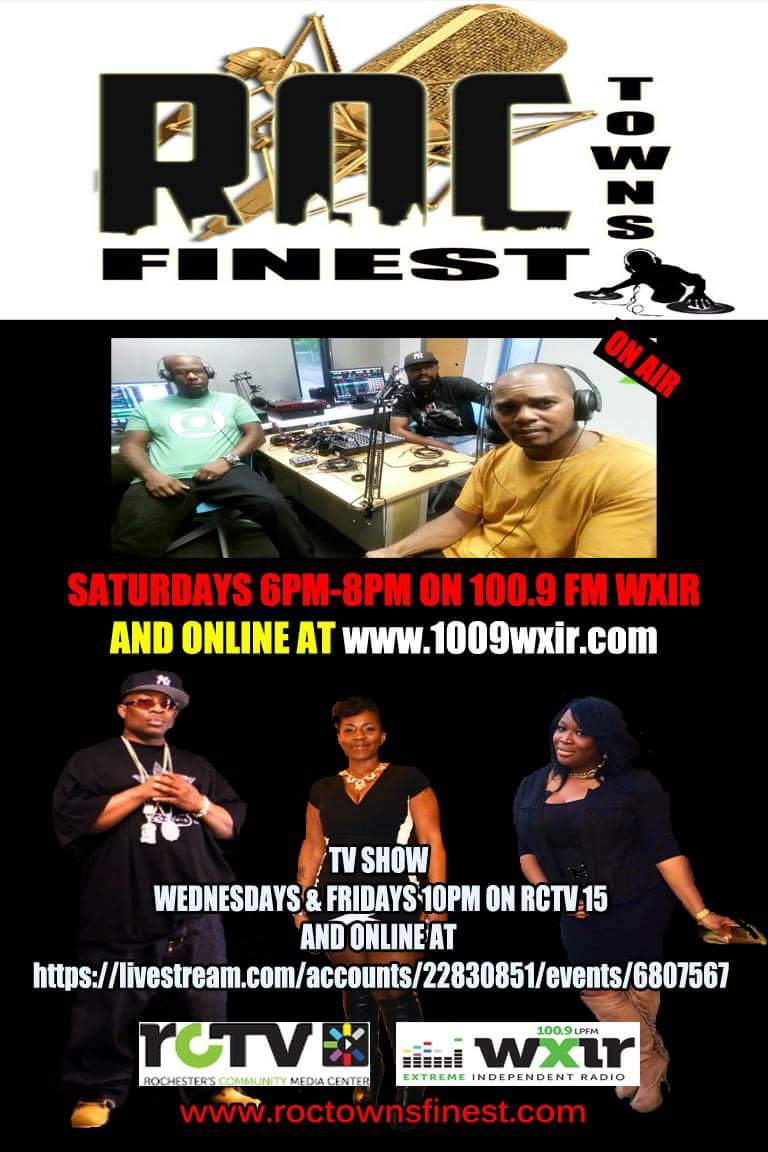 Roctowns Finest Radio and TV Show is now available on Broadcast and Live Streaming... @andredocwilliam #roctownsfinest #andredocwilliams