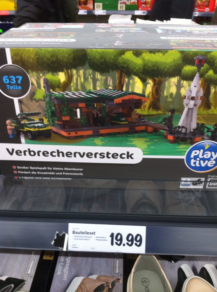 Man kann ein #Verbrecherversteck kaufen. Sachen gibts...