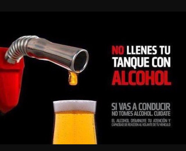105RestoBar's tweet photo. #AsiDeSimple "Tomar y manejar es una muy mala combinación" #105RestoBar https://t.co/BQOY4QUwHt