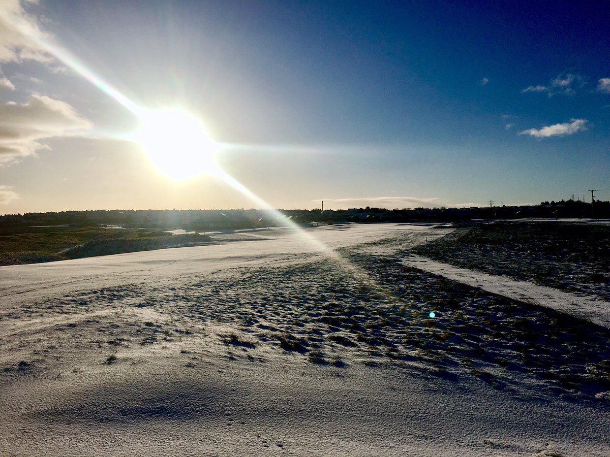 Course closed today due to snow covering
