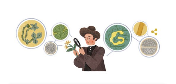 TrafalgarMtl's tweet photo. Check out today's Google.ca Doodle! #TrafFamily Carrie Derrick rocked science at Traf 1892-1896! #ScienceRocksAtTraf #STEM #trailblazer https://t.co/tNssY6GXKm