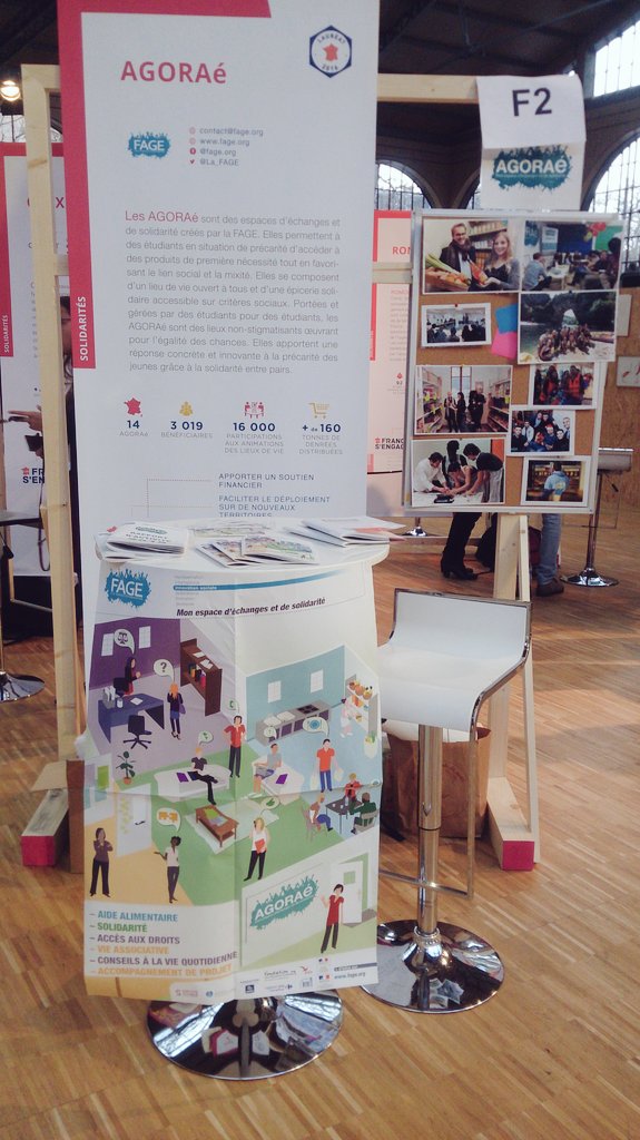 Ce WE retrouvez ns au forum <a href="/LaFrancesengage/">La France s'engage</a> pr présenter le projet #AGORAé, lieux d'échange &amp; de solidarité ! RDV au <a href="/CarreauDuTemple/">Le Carreau Du Temple</a> !