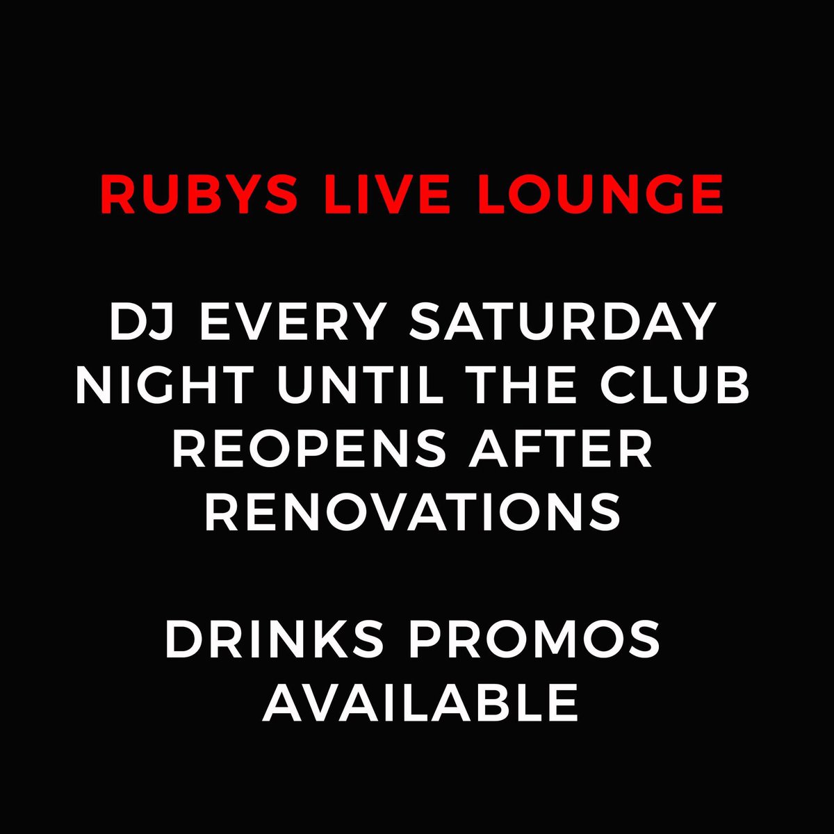 RubysStrabane's tweet photo. DJ Harkin kicking things off from 10:30pm tonight 👏🏻👏🏻 https://t.co/AF8ze6thJ6