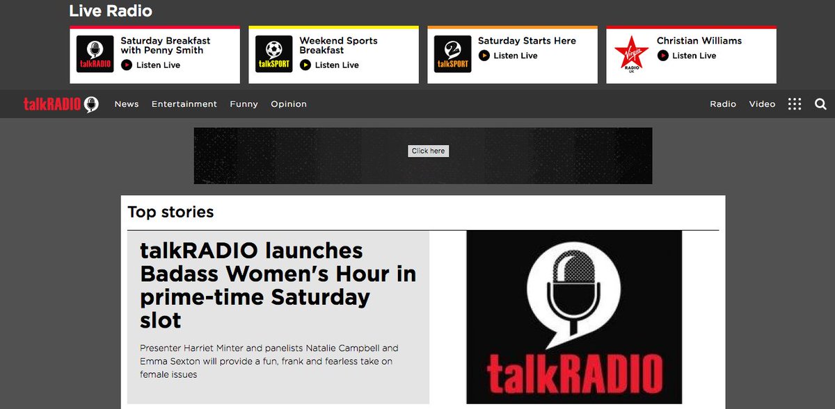 BadassPrinciple's tweet photo. There's a whole load of #badassness going on tonight because we launch  @BadassWomensHr on @talkRADIO at 8PM - https://t.co/oH9GPnnIRU https://t.co/TbnMzGvM0t