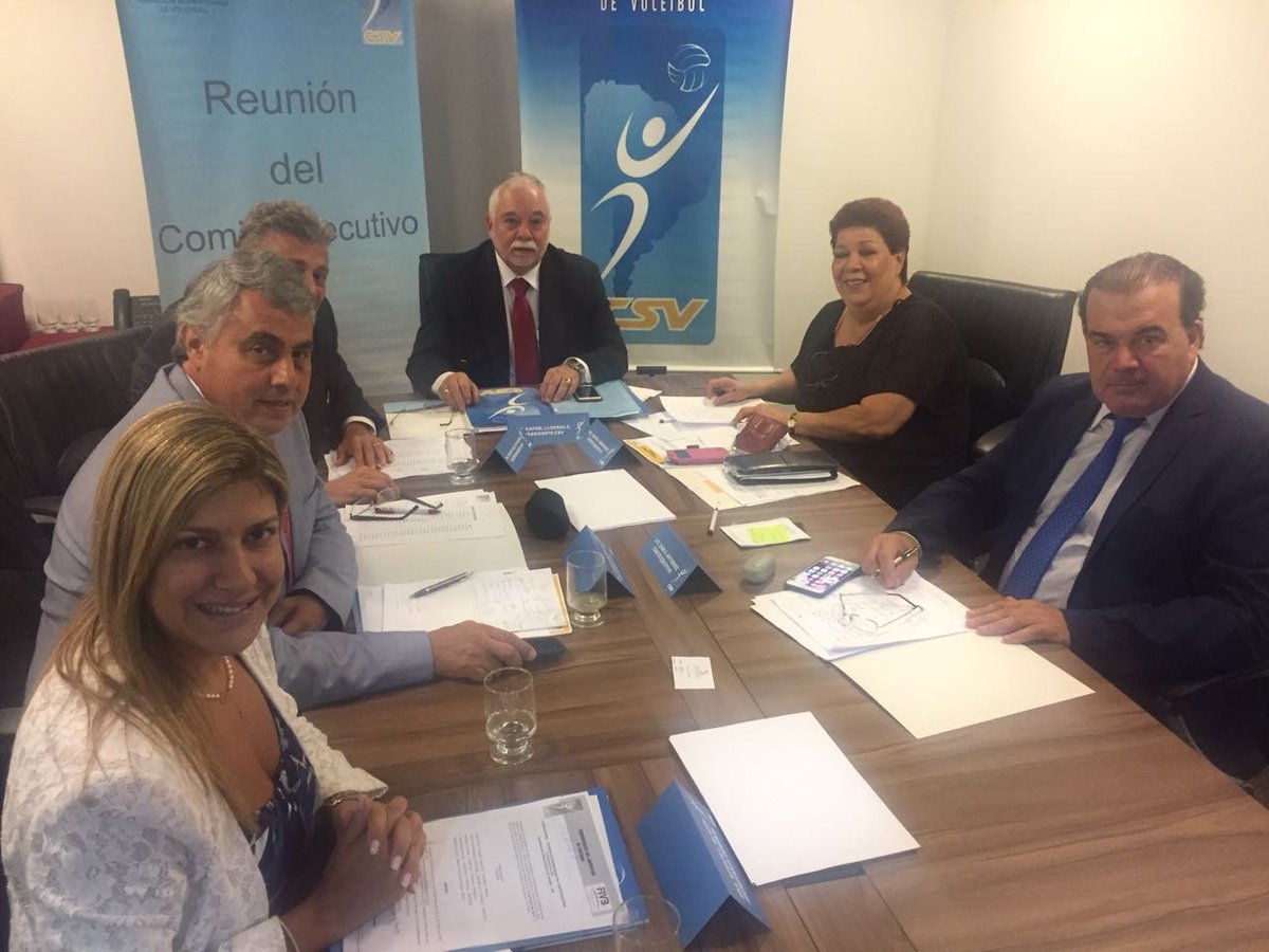 El Pres. de FeVA <a href="/jagutierrez06/">juan antonio</a> en reunion del Comité Ejecutivo de <a href="/voleysur/">CSV</a> en Brasil