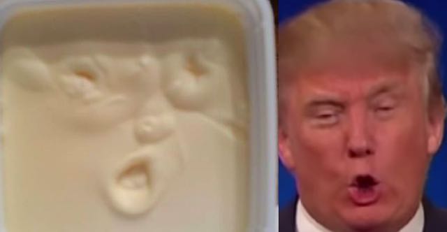 RealJoeBloggs's tweet photo. @realDonaldTrump The flavor says b̶u̶t̶t̶e̶r̶  Trump https://t.co/18dAoQ1RWA