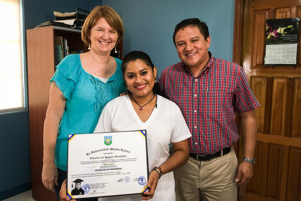 LACC4Hope's tweet photo. Today Damaris is a nurse because of the help of her sponsors. #giveachildhope #childhopeonline #transformation https://t.co/79w9Y17S85