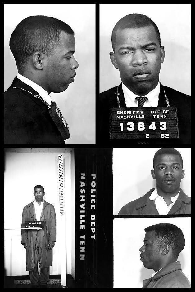 John Lewis was arrested 45 times, while Donald Trump dodged the draft.

All talk, no action.