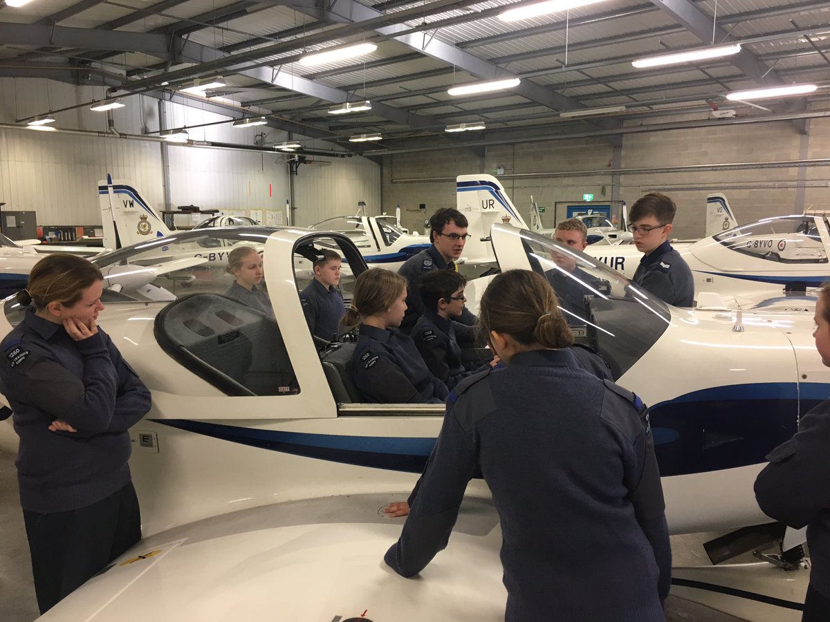 1260Aircadets's tweet photo. Our tame flight staff cadet Jonathan Lile shows the new intake around the Tutor during their 'Boot Camp' weekend. #whatwedo https://t.co/1QNUJVaH0p