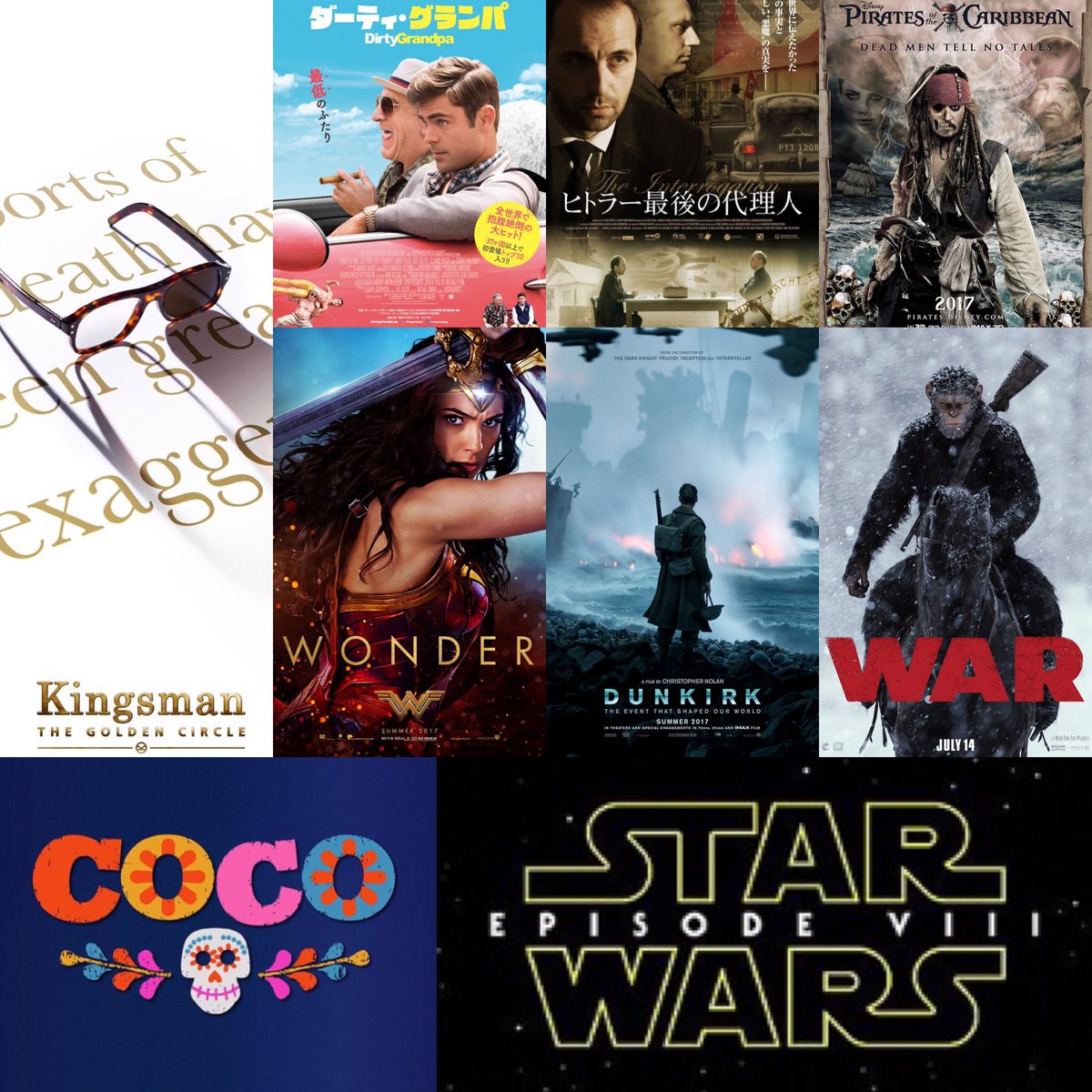 cinemal_labo's tweet photo. 2017年の公開映画、全まとめ！

1年中使える記事です!!👍
→ https://t.co/2VhP1iIGAy

#洋画好きと繋がりたい 
#映画好きと繋がりたい 
#洋画好きな人RT 
#映画好きな人RT
#この中に好きなものがある人RT
#RTした人全員フォローする https://t.co/VRANM4Hwfo