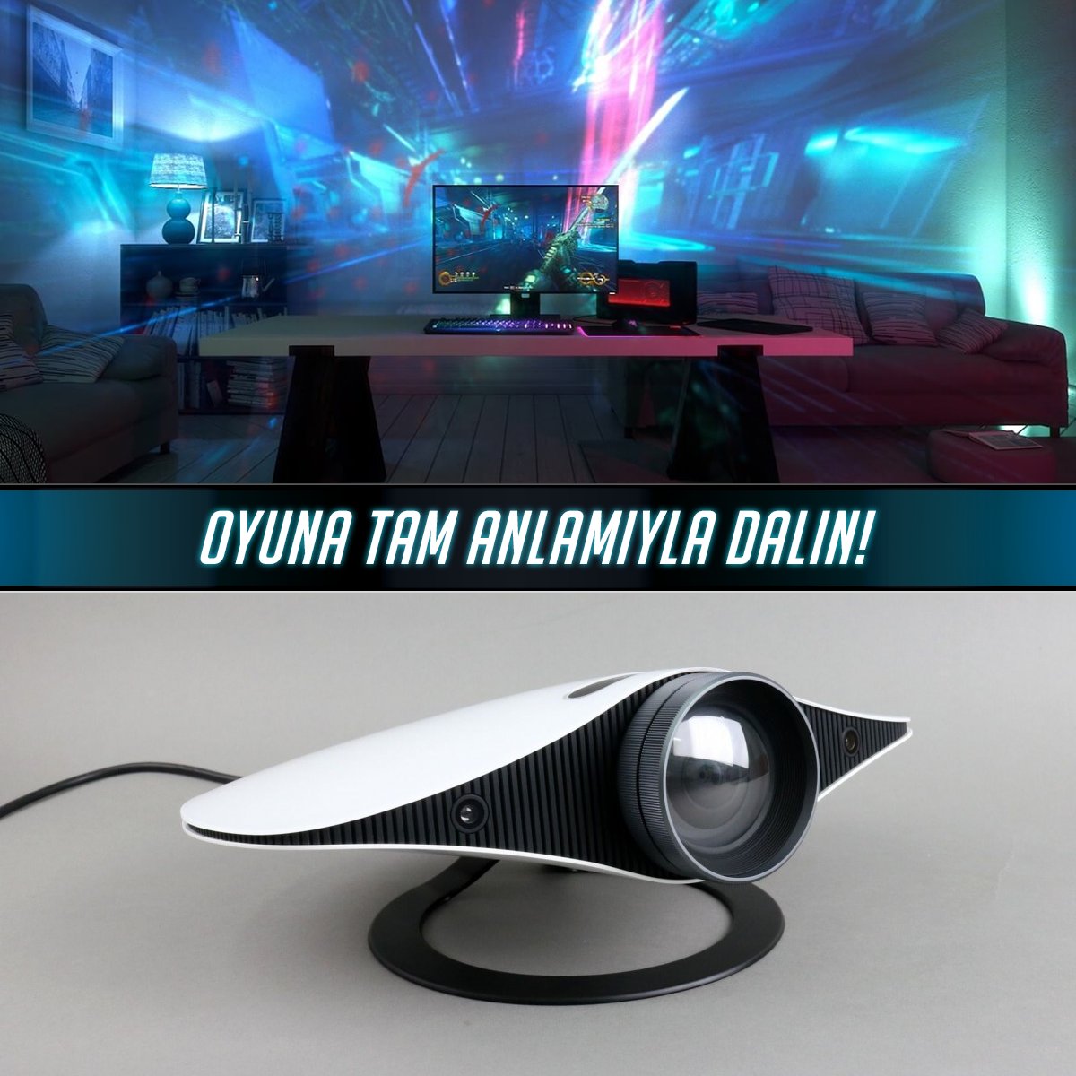 Odanızın duvarlarından oyunun içine dalmaya hazır mısınız? 

► goo.gl/pah7sR