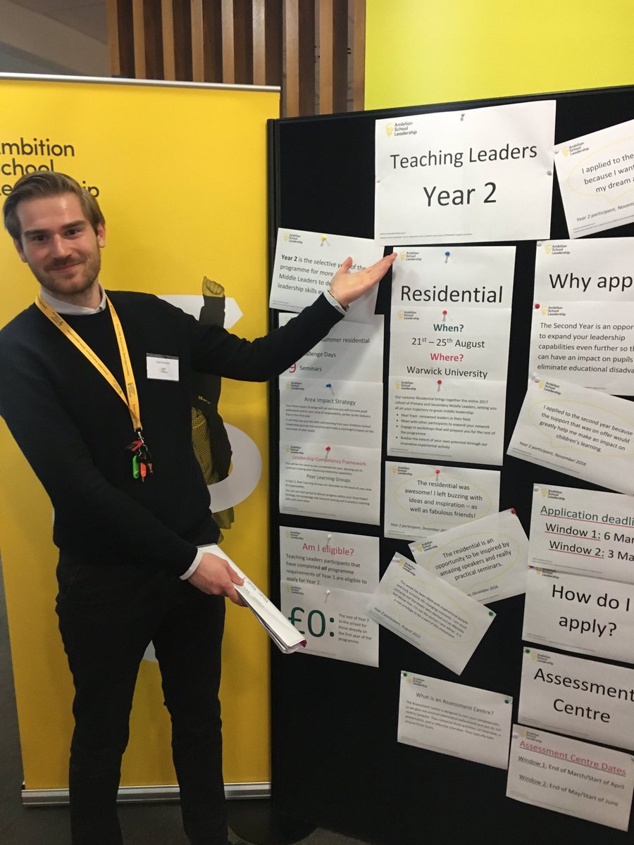 amybirts's tweet photo. We're giving Associates the chance to find out all about Yr 2 of the primary programme today. Any questions, come see us #teachingleaders16 https://t.co/pC1ZOnAxNy