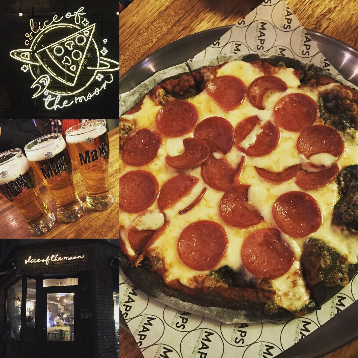 2403BROWNIE's tweet photo. 🍺🍕 #sliceofthemoon https://t.co/5HgbFDwwOH