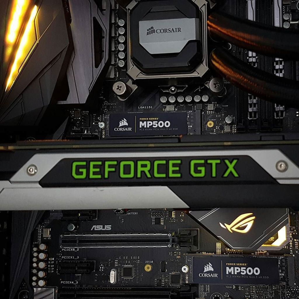 tinytomlogan's tweet photo. Dat M.2 Raid life.... #corsair #mp500 #raid #raid0 #maximus #hero #ttl #tinytomlogan #oc3d… https://t.co/4CUGAE3Gjn https://t.co/AqABnTQiC8