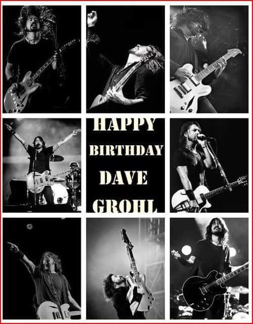 Happy birthday to the rock god that is David Grohl!!! Adore you!! 