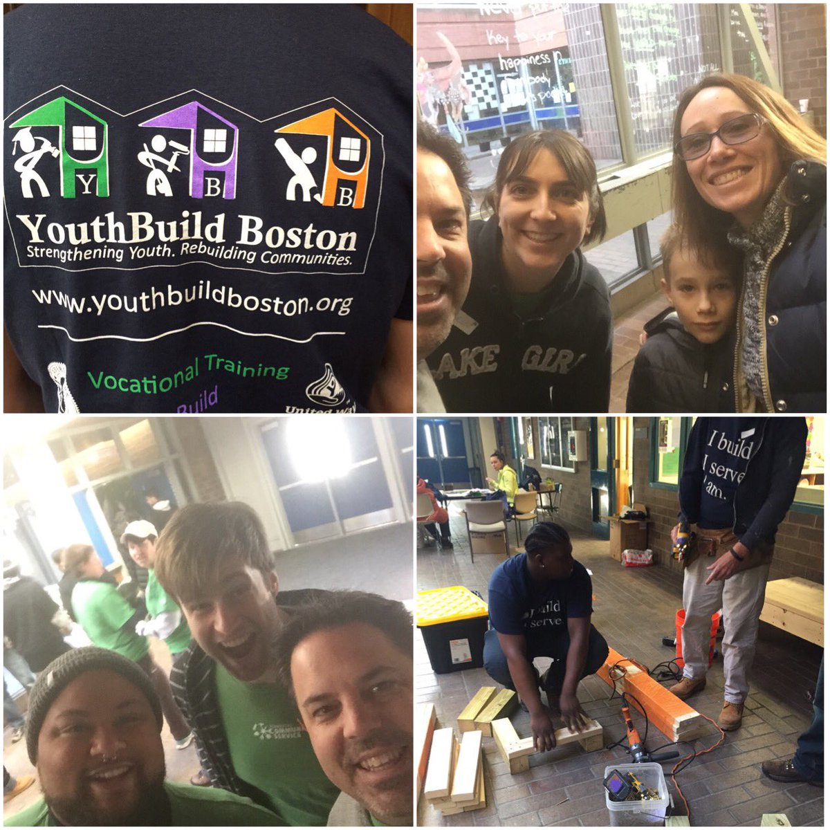 We started a few days early...a day of volunteering to honor MLK. #extrashotofgood. 😀