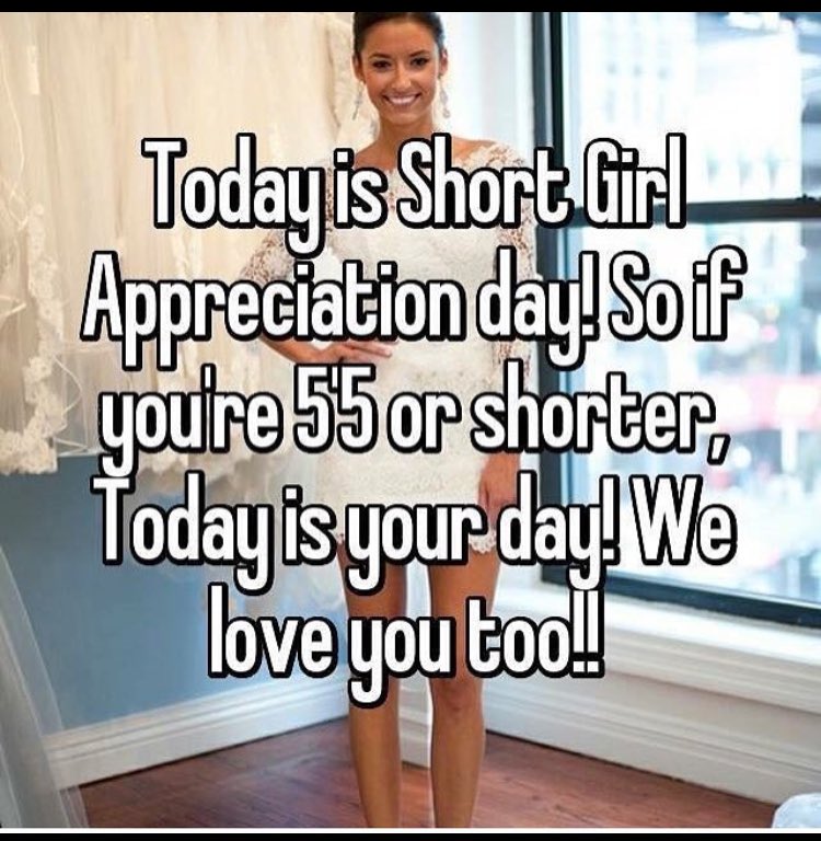 Pandora1869's tweet photo. I would say 5'3" but us littles have to stick together...Happy Saturday !! #imfunsize https://t.co/cEtu5JIdDH