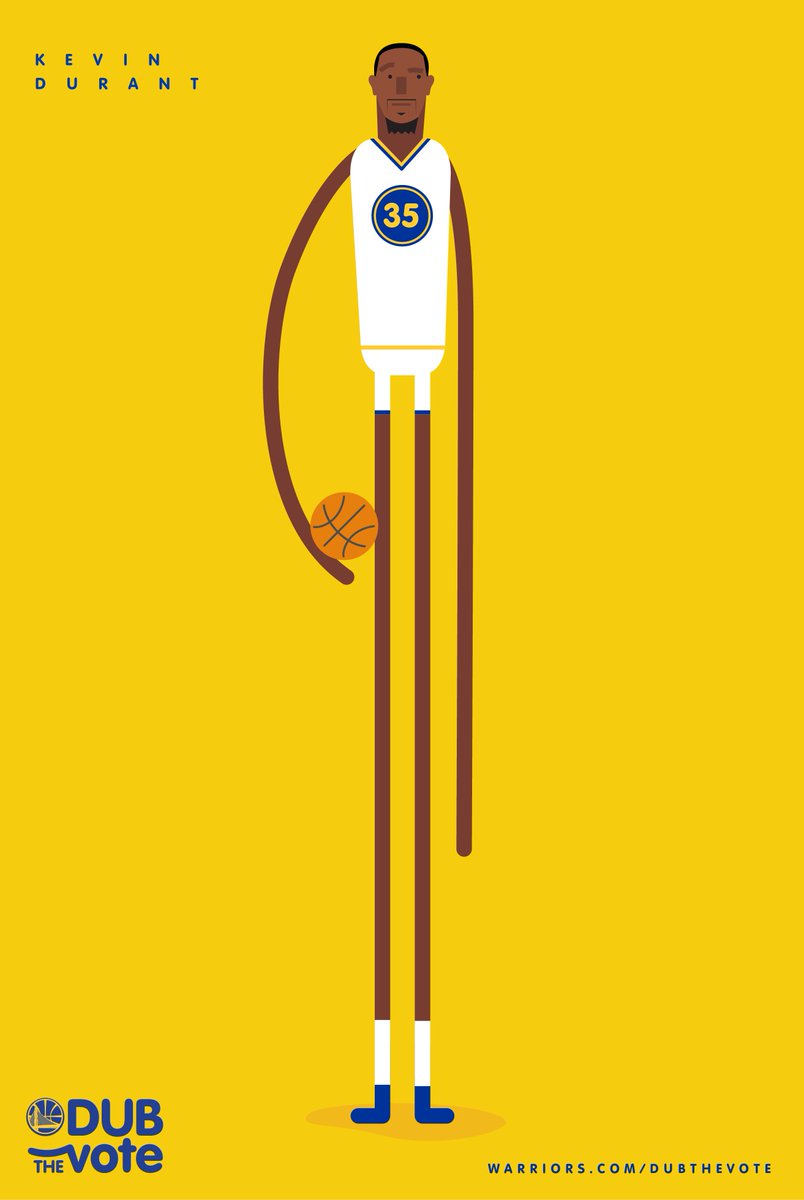 warriors's tweet photo. RETWEET to vote for Kevin Durant ⭐️ #NBAVote #DubTheVote https://t.co/tNBt9NYJtx