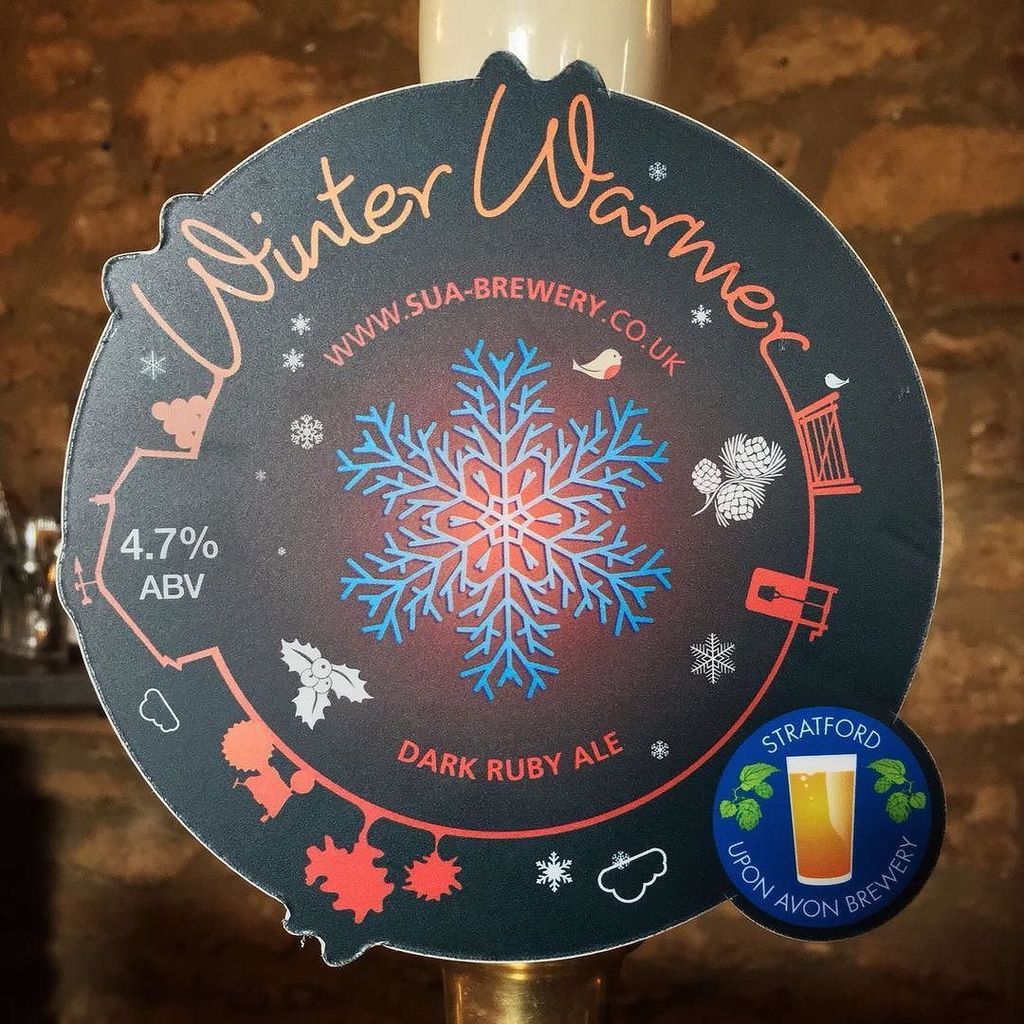 thenormanknight's tweet photo. Ah, that's better. Dark ruby ale. A fine seasonal ale from @suabrewery now on at #thenormanknight. #realale #winter… https://t.co/MHvWqpPOx2